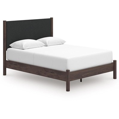 Signature Design by Ashley Pamytta PCB2614B12 Queen Upholstered Panel Platform Bed