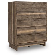 Signature Design by Ashley Chirason PCB3367-345 Five Drawer Wide Chest (Chests - 5 Drawers)
