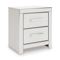 Signature Design by Ashley Zuraleus PCB3381-92 Two Drawer Night Stand (Nightstands - 2 Drawers)