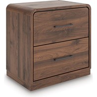 Signature Design by Ashley Fortlorn PCB386-92 Two Drawer Night Stand (Nightstands - 2 Drawers)