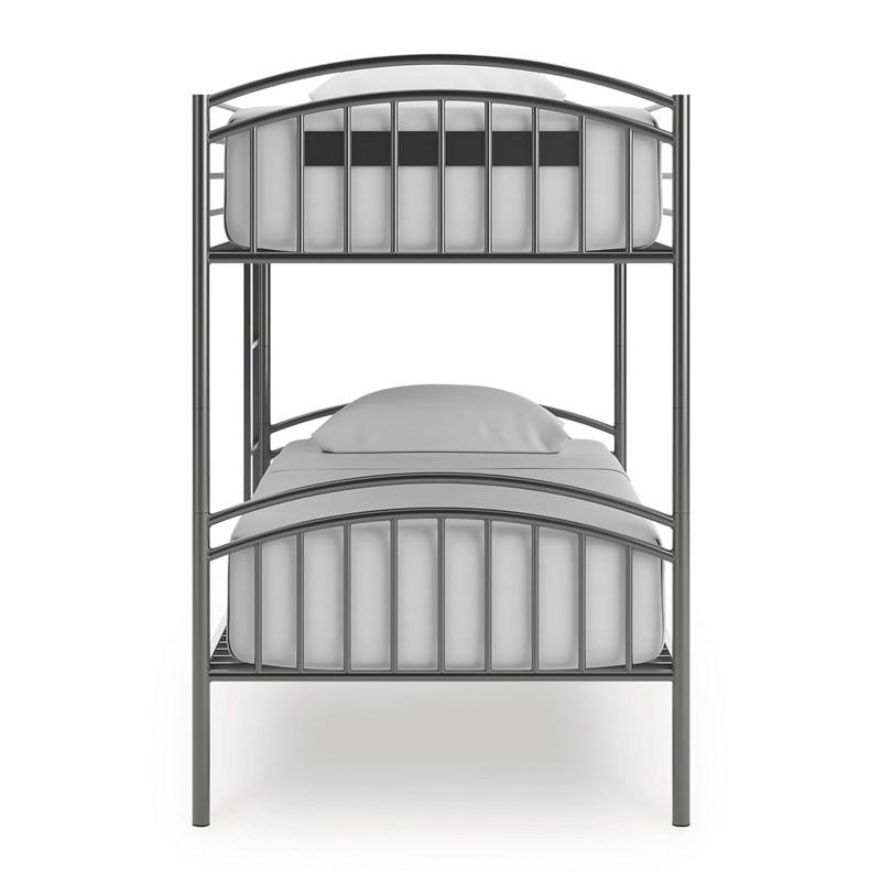 Large Picture of Signature Design by Ashley Lanceburg PCB400-59 Twin/Twin Bunk Bed with Ladder