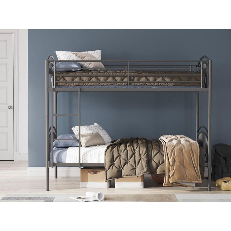 Large Picture of Signature Design by Ashley Lanceburg PCB400-59 Twin/Twin Bunk Bed with Ladder