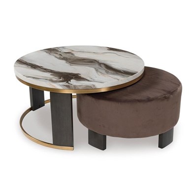 Signature Design by Ashley Jazmore T671-22 Nesting Cocktail Tables