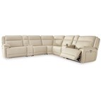Signature Design by Ashley Double Deal U13001S9 7 pc Reclining Sectional with 2 Consoles