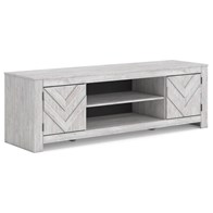 Signature Design by Ashley Cayboni W3788-68 LG TV Stand with Fireplace Option (TV Stands - Media Consoles and Credenzas)