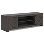 Signature Design by Ashley Cayboni W3789-68 LG TV Stand with Fireplace Option
