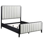 Coaster Furniture Brookmead 224710Q 60-inch Upholstered Queen Bed - Black