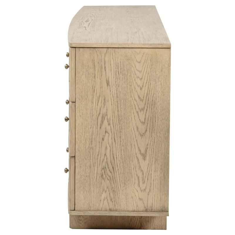 Large Picture of Coaster Furniture Kailani 225043 9-Drawer Dresser Cabinet - Beige Oak