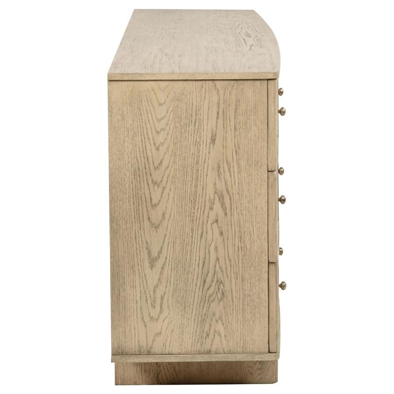 Large Picture of Coaster Furniture Kailani 225043 9-Drawer Dresser Cabinet - Beige Oak