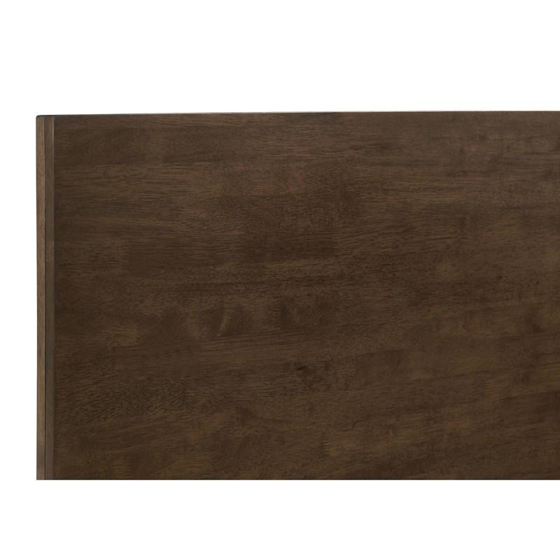Large Picture of Coaster Furniture Glenwood 225011Q 48-inch Queen Platform Panel Bed - Warm Brown