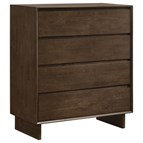 Coaster Furniture Glenwood 225015 4-Drawer Chest of Drawers - Warm Brown