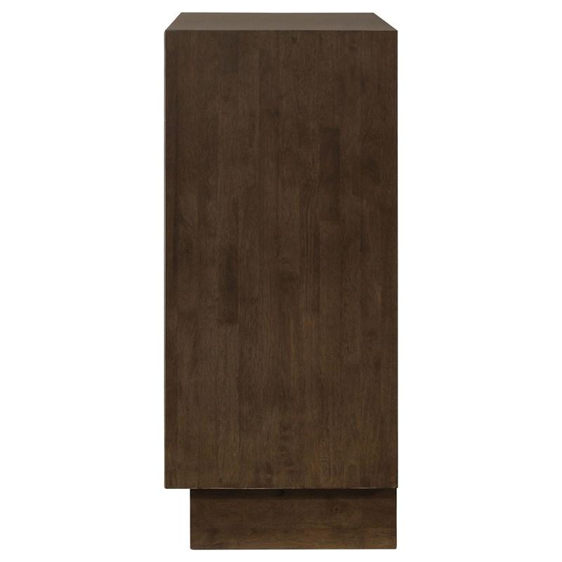 Large Picture of Coaster Furniture Glenwood 225015 4-Drawer Chest of Drawers - Warm Brown