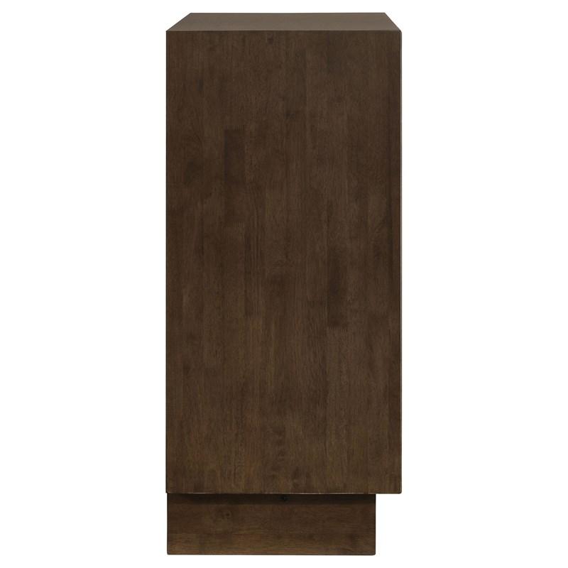 Large Picture of Coaster Furniture Glenwood 225015 4-Drawer Chest of Drawers - Warm Brown