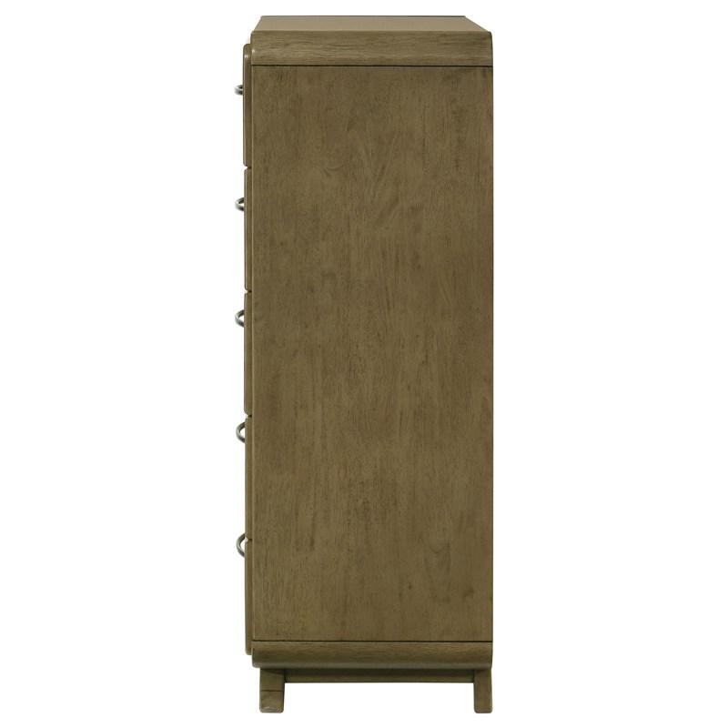 Large Picture of Coaster Furniture Amsbury 224275 5-Drawer Chest of Drawers - Nutmeg