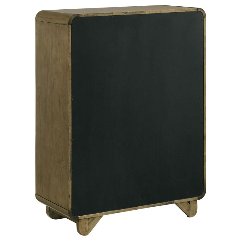 Large Picture of Coaster Furniture Amsbury 224275 5-Drawer Chest of Drawers - Nutmeg