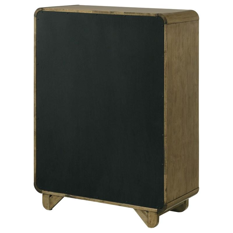 Large Picture of Coaster Furniture Amsbury 224275 5-Drawer Chest of Drawers - Nutmeg