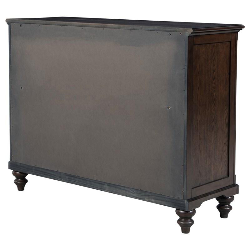 Large Picture of Coaster Furniture Andover 223633 8-Drawer Dresser Cabinet - Dark Oak