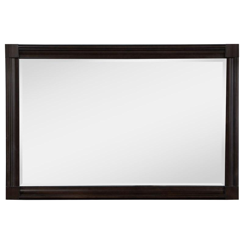 Large Picture of Coaster Furniture Andover 223634 Dresser Mirror - Dark Oak