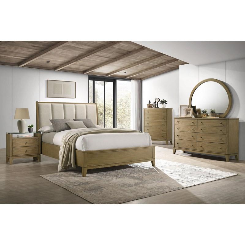 Large Picture of Coaster Furniture Granada 224923 8-Drawer Dresser Cabinet - Natural Pine