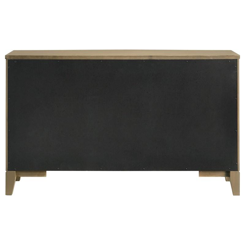 Large Picture of Coaster Furniture Granada 224923 8-Drawer Dresser Cabinet - Natural Pine