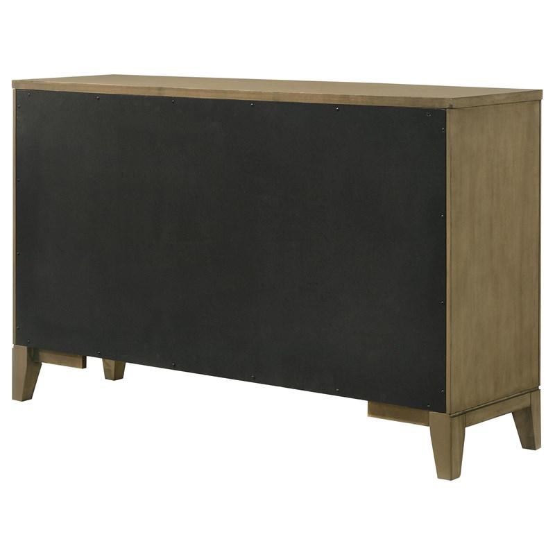 Large Picture of Coaster Furniture Granada 224923 8-Drawer Dresser Cabinet - Natural Pine