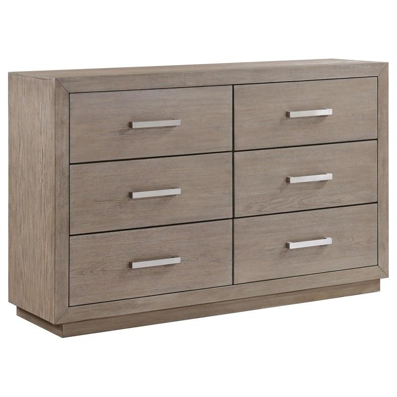 Coaster Furniture Kenora 224853 6-Drawer Dresser - Barley Brown