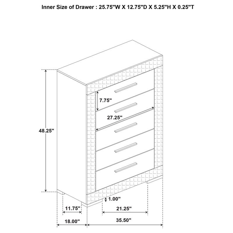 Large Picture of Coaster Furniture Ives 224975
