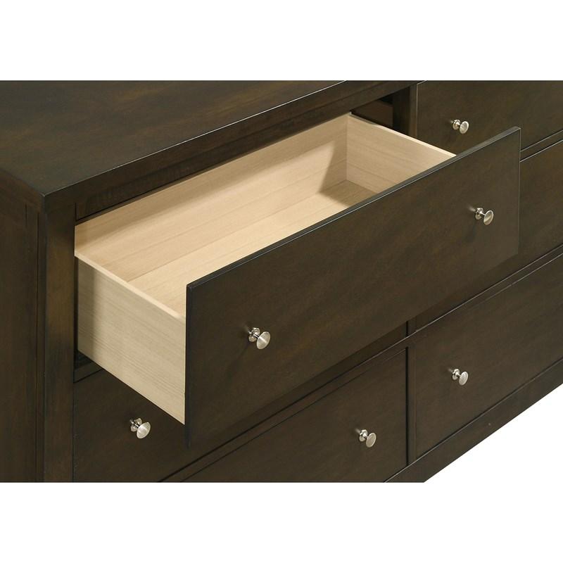 Large Picture of Coaster Furniture Wilkes 224423 6-Drawer Dresser Cabinet - Dark Cocoa