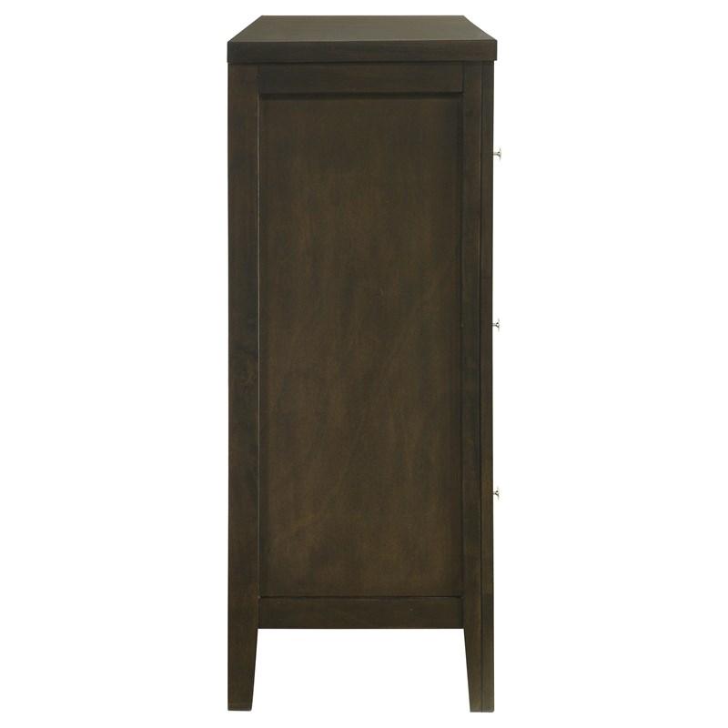 Large Picture of Coaster Furniture Wilkes 224423 6-Drawer Dresser Cabinet - Dark Cocoa