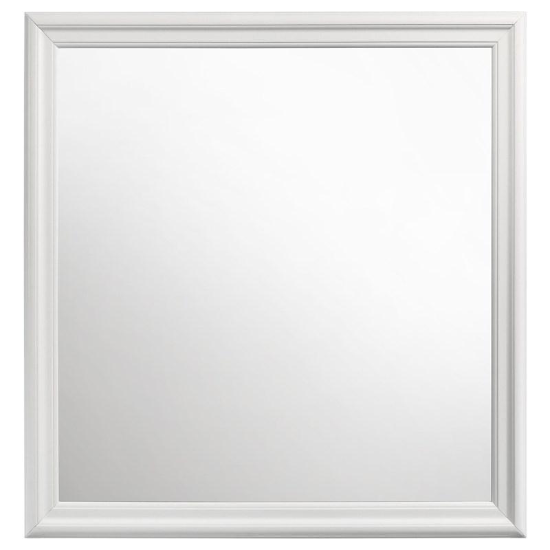 Large Picture of Coaster Furniture Louis Philippe 202444 Dresser Mirror - White