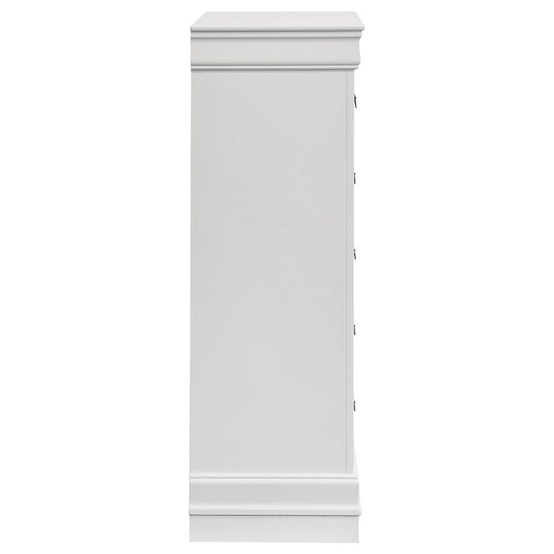 Large Picture of Coaster Furniture Louis Philippe 202445 5-Drawer Bedroom Chest - White