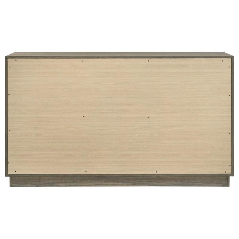Large Picture of Coaster Furniture Fenwick 224983 9-Drawer Dresser - Grey Oak