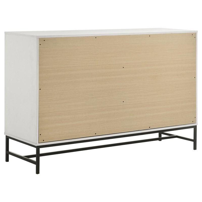 Large Picture of Coaster Furniture Sonora 224863 6-Drawer Bedroom Dresser - White