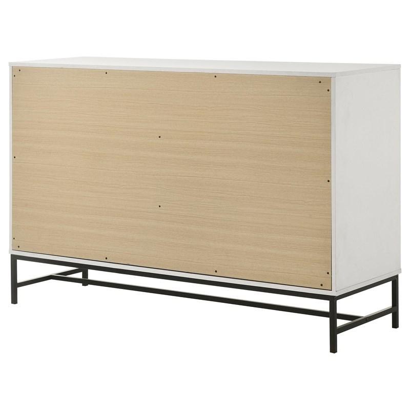Large Picture of Coaster Furniture Sonora 224863 6-Drawer Bedroom Dresser - White
