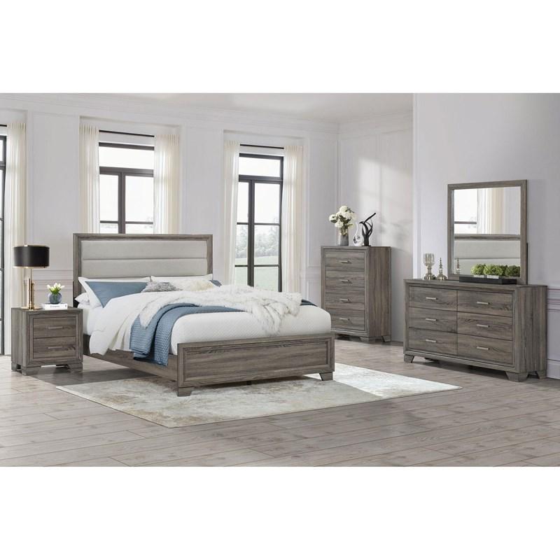 Large Picture of Coaster Furniture Wright 223345 4-Drawer Chest of Drawers - Brown Oak