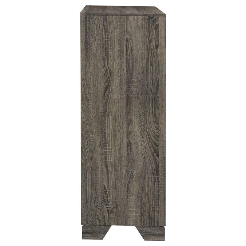 Large Picture of Coaster Furniture Wright 223345 4-Drawer Chest of Drawers - Brown Oak