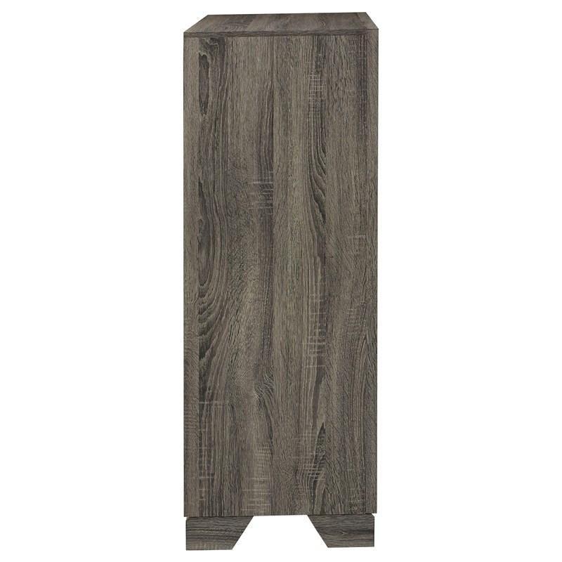 Large Picture of Coaster Furniture Wright 223345 4-Drawer Chest of Drawers - Brown Oak