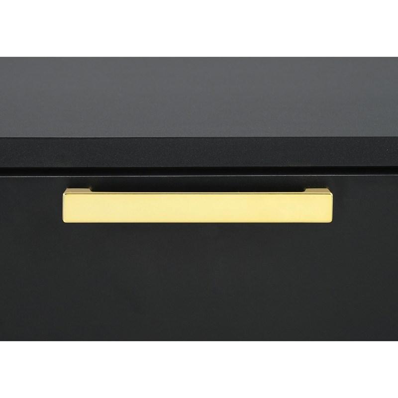 Large Picture of Coaster Furniture Kendall 224453M 6-Drawer Dresser with Mirror - Black