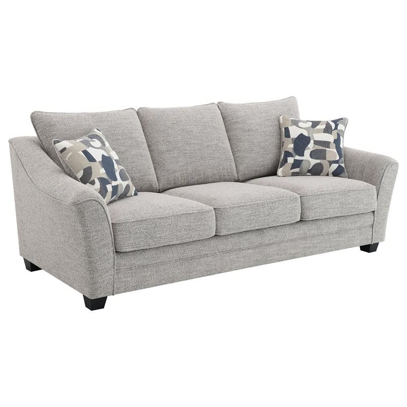 Coaster Furniture Tomkins 509671 Boucle Upholstered Sofa - Light Grey