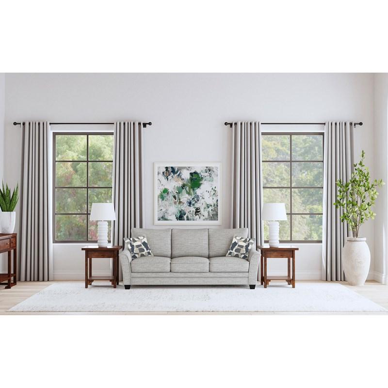 Large Picture of Coaster Furniture Tomkins 509671 Boucle Upholstered Sofa - Light Grey