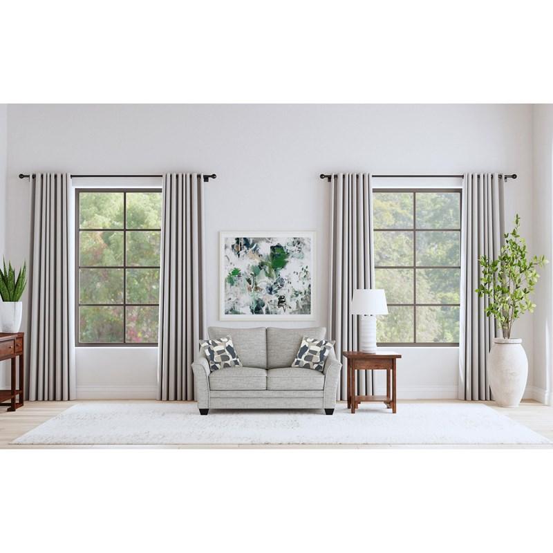 Large Picture of Coaster Furniture Tomkins 509672 Boucle Upholstered Loveseat - Light Grey