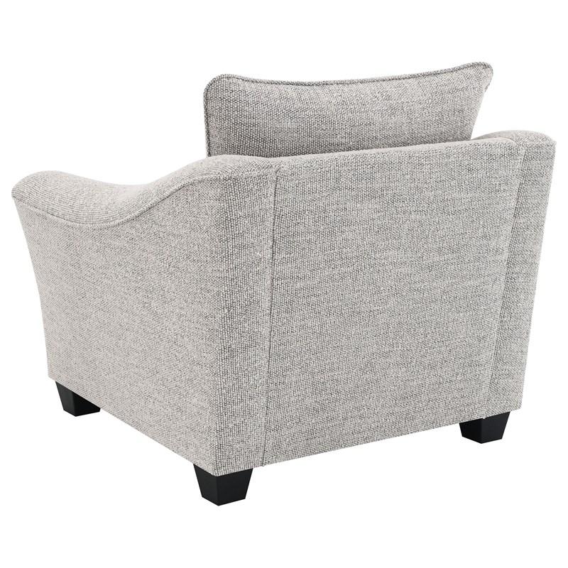 Large Picture of Coaster Furniture Tomkins 509673 Boucle Upholstered Chair - Light Grey