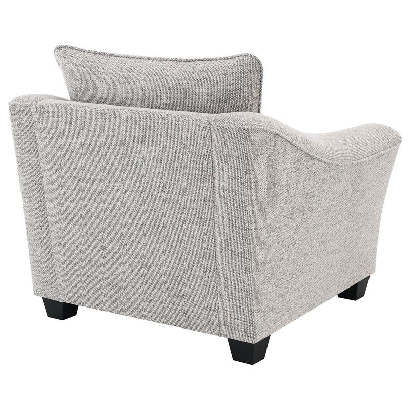 Large Picture of Coaster Furniture Tomkins 509673 Boucle Upholstered Chair - Light Grey
