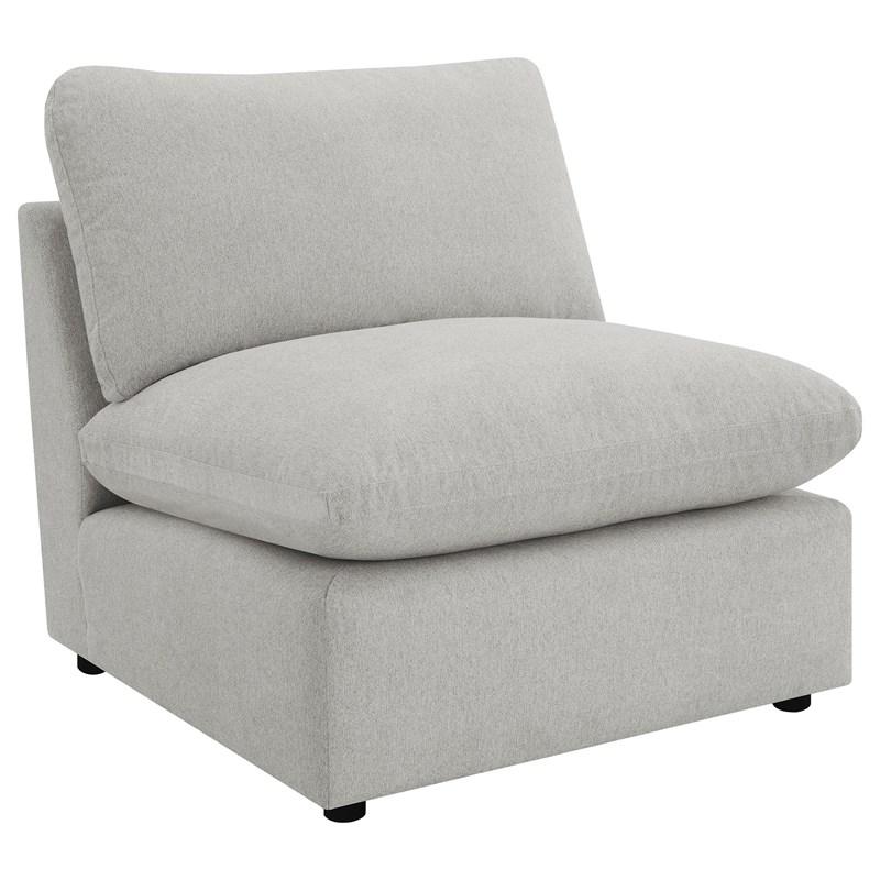 Large Picture of Coaster Furniture Collins 609561P Modular Power Sofa - Grey