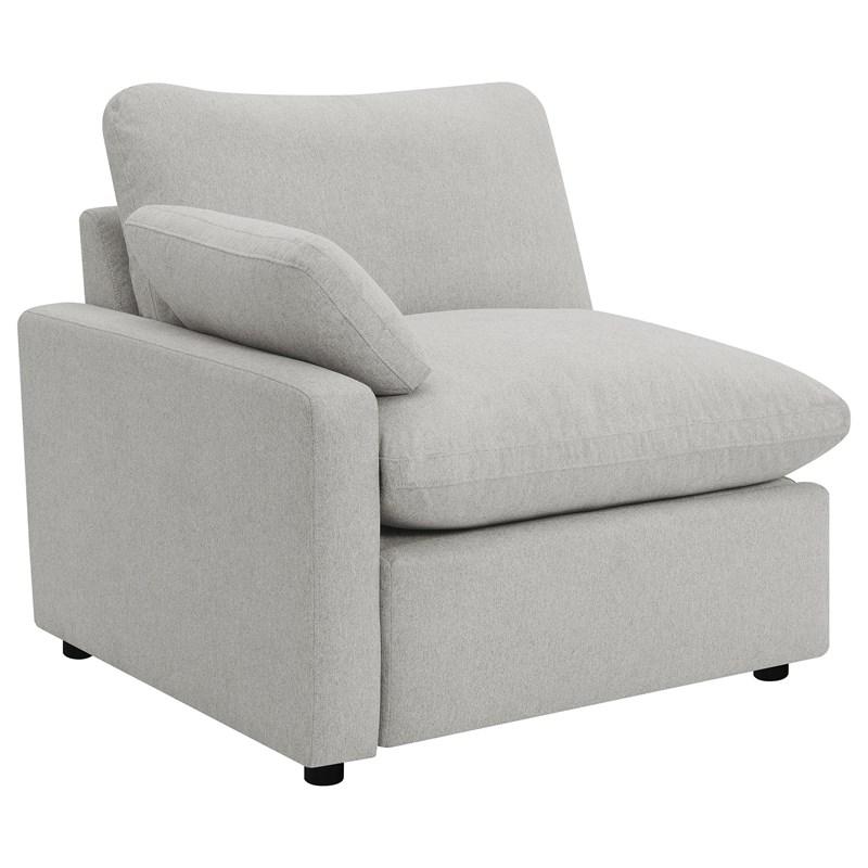 Large Picture of Coaster Furniture Collins 609561P Modular Power Sofa - Grey