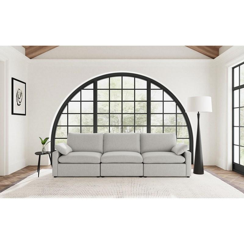 Large Picture of Coaster Furniture Collins 609561P Modular Power Sofa - Grey