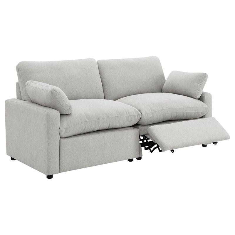 Large Picture of Coaster Furniture Collins 609562P Modular Power Loveseat - Grey