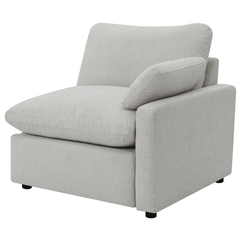 Large Picture of Coaster Furniture Collins 609562P Modular Power Loveseat - Grey