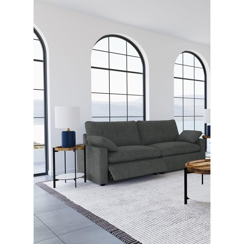 Large Picture of Coaster Furniture Collins 609532P Modular Power Loveseat - Dark Grey