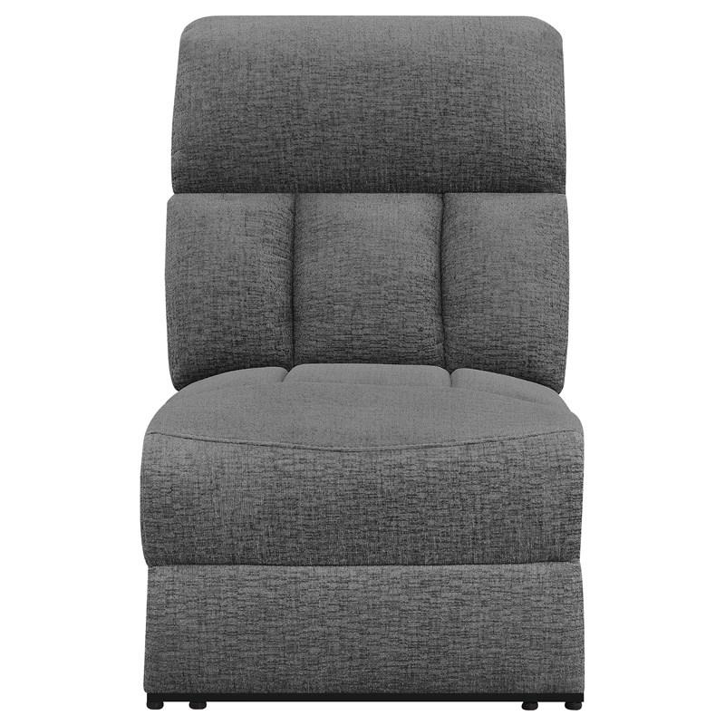 Large Picture of Coaster Furniture Bahrain 609541T 5-piece Upholstered Home Theater Seating - Charcoal